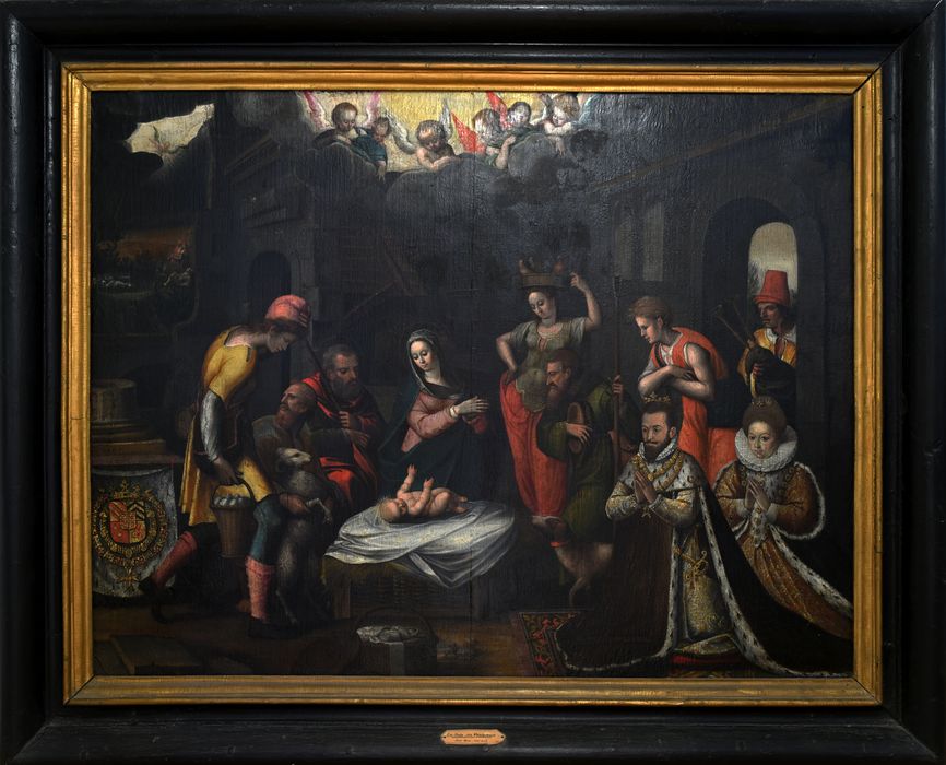 tableau votif : l'Adoration des bergers, vue générale