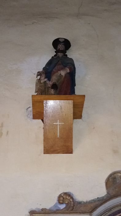 statue : saint Roch, vue générale