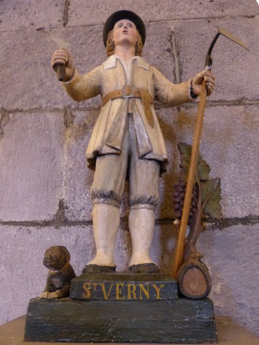 statue : Saint Verny, vue générale