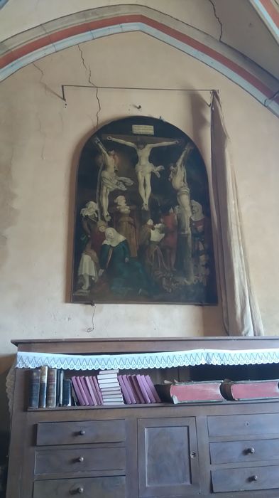 tableau : la Crucifixion, vue générale