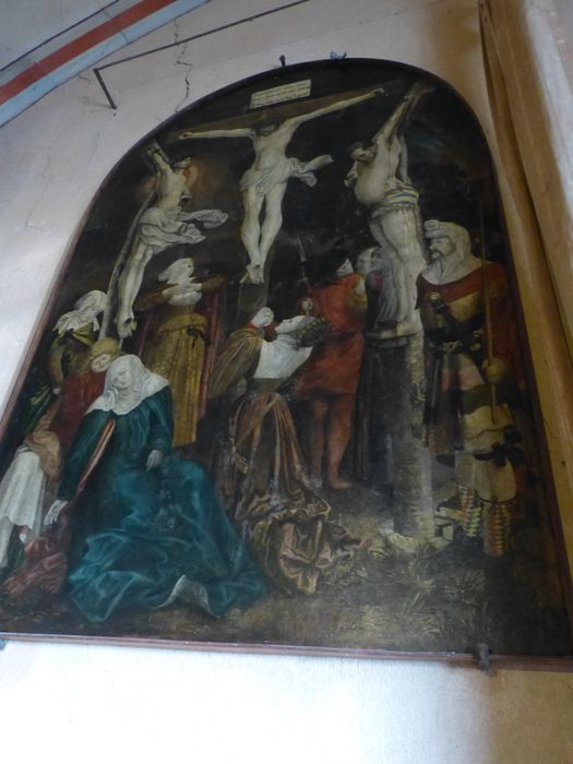 tableau : la Crucifixion, vue générale