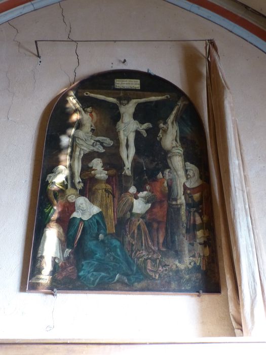 tableau : la Crucifixion, vue générale