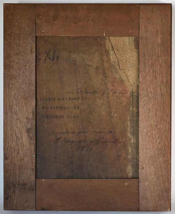 Haut-relief : Vierge de Pitié, inscriptions au revers, vue générale - © Ministère de la Culture (France), Direction Régionale des Affaires Culturelles d’Auvergne-Rhône-Alpes – Tous droits réservés