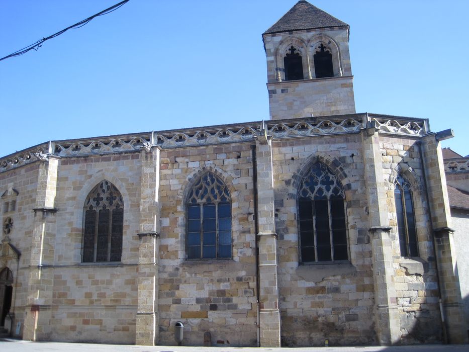 Eglise Notre-Dame : Façade latérale sud, vue générale