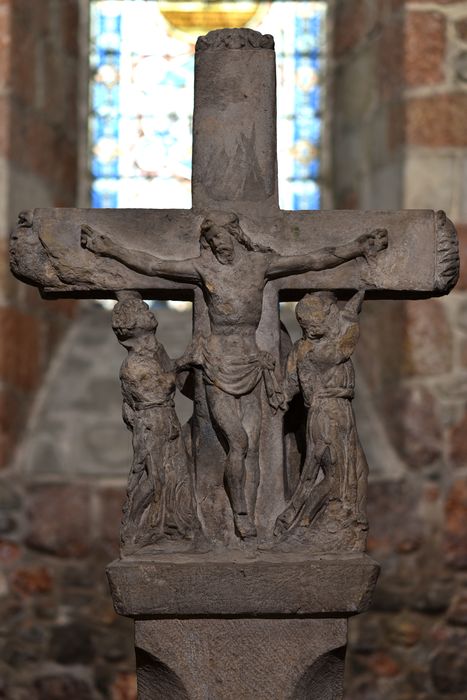 Croix de chemin : Crucifixion, vue générale