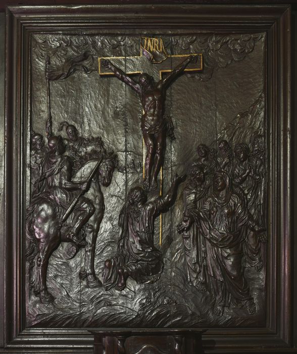 retable : la Crucifixion - © Ministère de la Culture (France), Direction Régionale des Affaires Culturelles d’Auvergne-Rhône-Alpes – Tous droits réservés