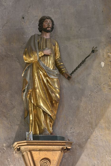 Statue : saint Joseph, vue générale - © Ministère de la Culture (France), Direction Régionale des Affaires Culturelles d’Auvergne-Rhône-Alpes – Tous droits réservés