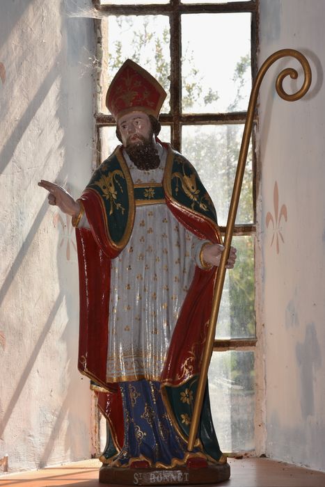 Statue : saint Bonnet, vue générale - © Ministère de la Culture (France), Direction Régionale des Affaires Culturelles d’Auvergne-Rhône-Alpes – Tous droits réservés