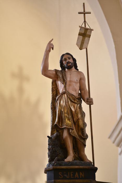 Statue : saint Jean-Baptiste, vue générale