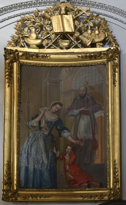 Tableau : Saint Jeanne de Chantal veuve, vue générale - © Ministère de la Culture (France), Direction Régionale des Affaires Culturelles d’Auvergne-Rhône-Alpes – Tous droits réservés