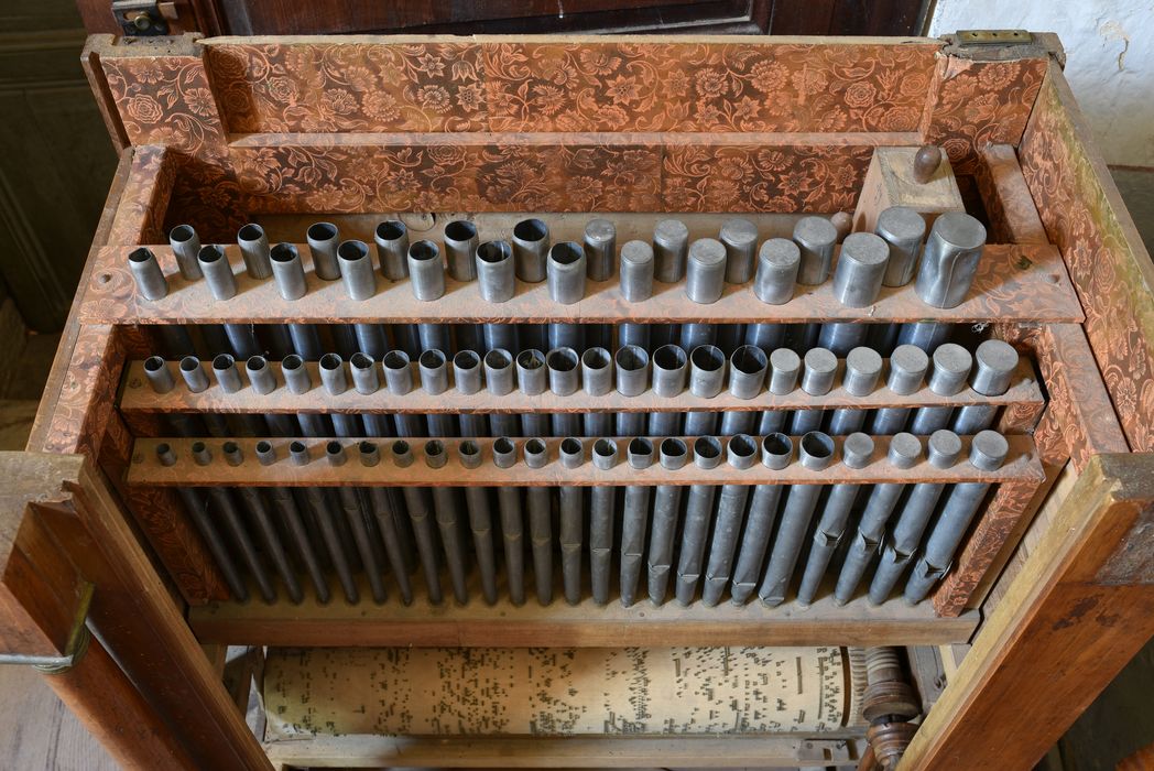 Orgue à cylindres, vue générale (ouvert)