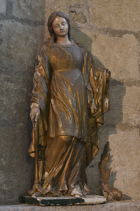 Statue : Sainte martyre, vue générale