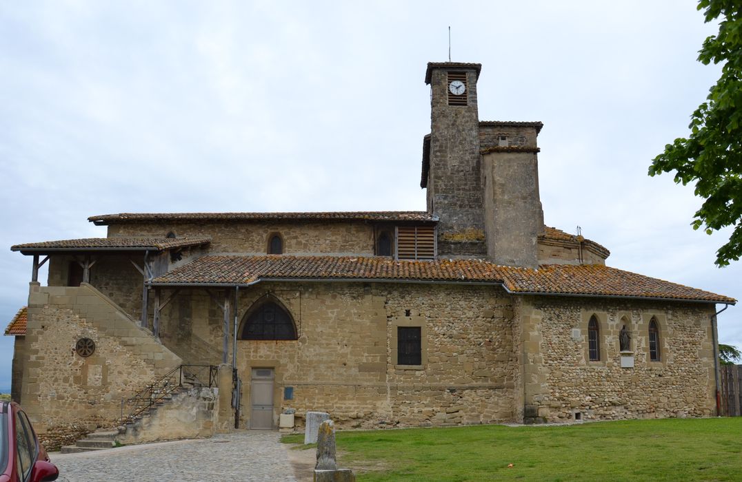 façade latérale sud, vue générale