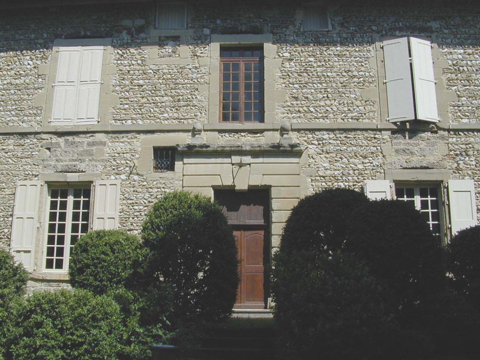 maison de maître, façade ouest, vue partielle