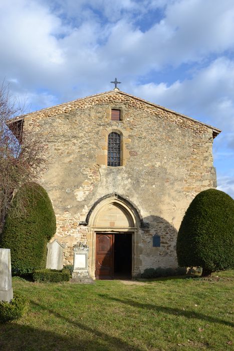 église, façade ouest, vue générale