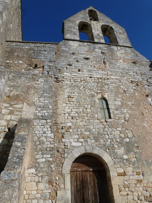 chapelle Saint-germain, façade ouest, vue partielle