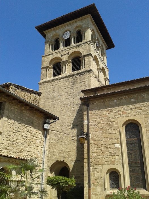 clocher, élévation sud, vue générale