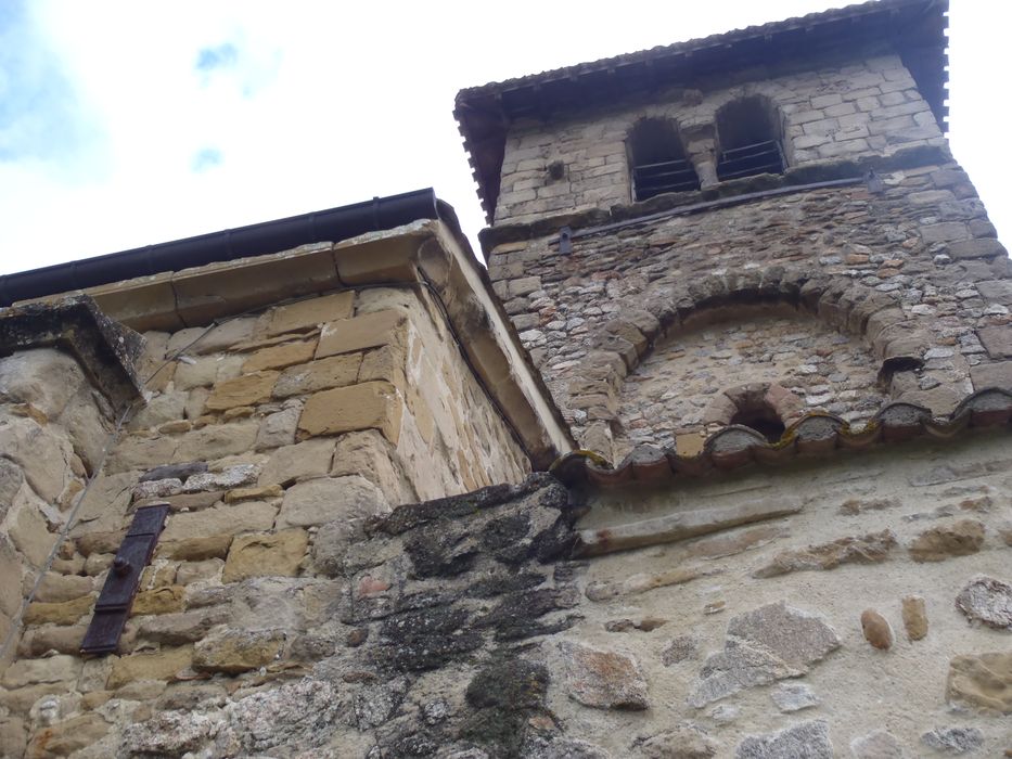 clocher, élévation sud, vue partielle