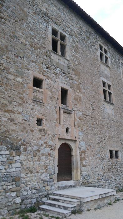 façade ouest, vue partielle