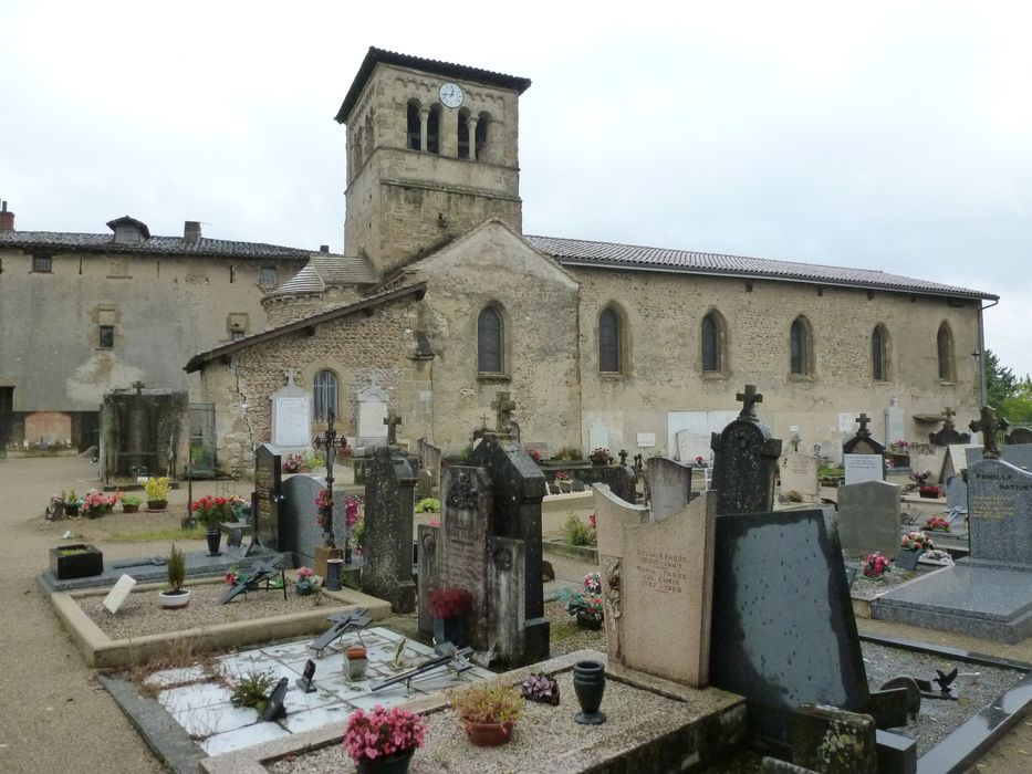 façade latérale nord, vue générale