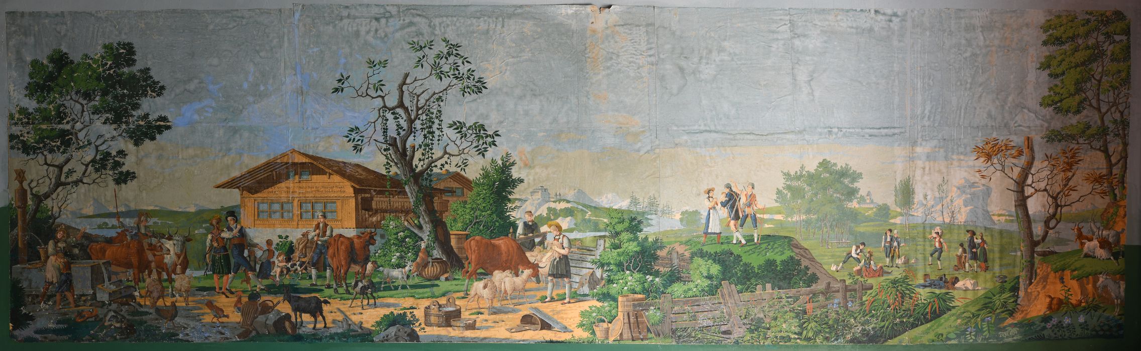 Papier peint panoramique : La Petite Helvétie par Zuber, vue générale