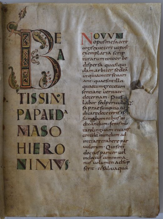 livre liturgique (évangéliaire carolingien)