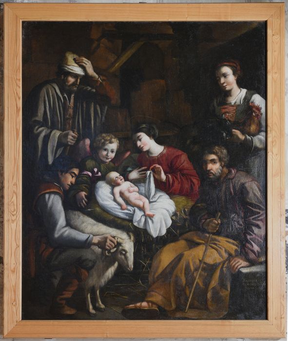 Tableau : Adoration des bergers