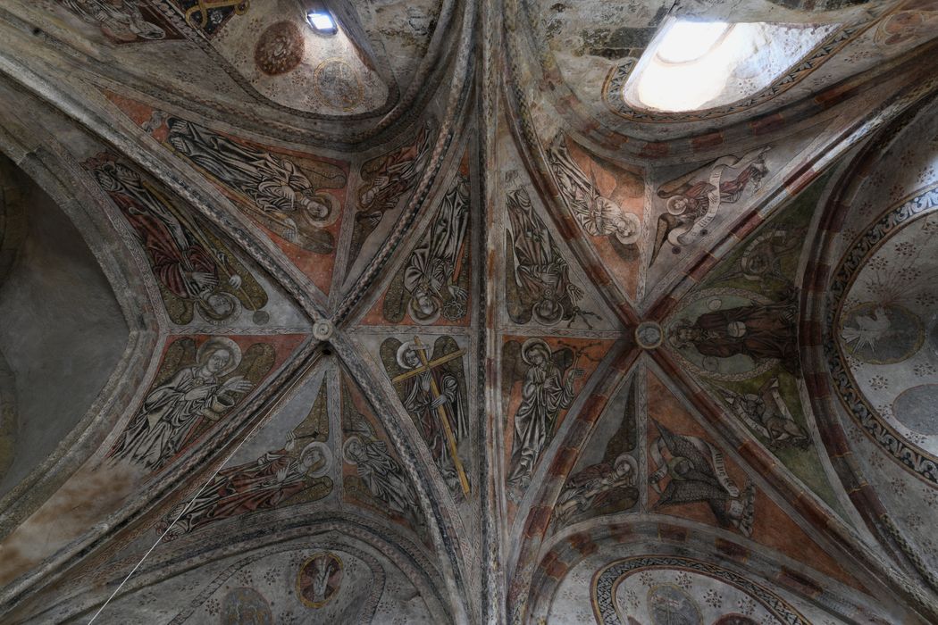 peintures monumentales de la voûte