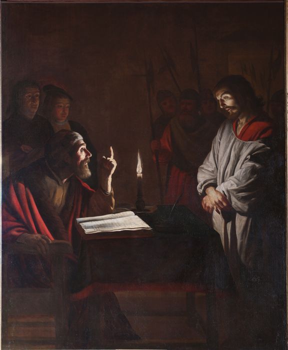 tableau : Christ devant Caïphe (le)