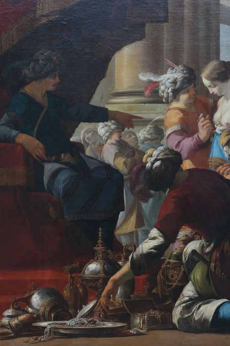 tableau : Panthée conduite devant Cyrus, vue partielle - © Ministère de la Culture (France), Direction Régionale des Affaires Culturelles d'Auvergne-Rhône-Alpes – Tous droits réservés 