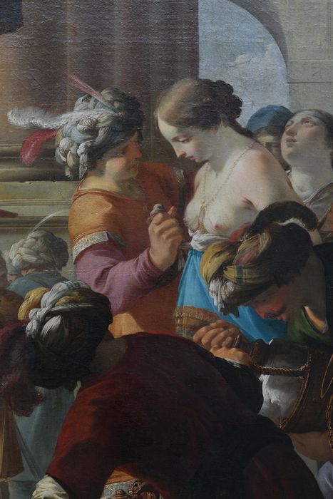 tableau : Panthée conduite devant Cyrus, vue partielle - © Ministère de la Culture (France), Direction Régionale des Affaires Culturelles d'Auvergne-Rhône-Alpes – Tous droits réservés 
