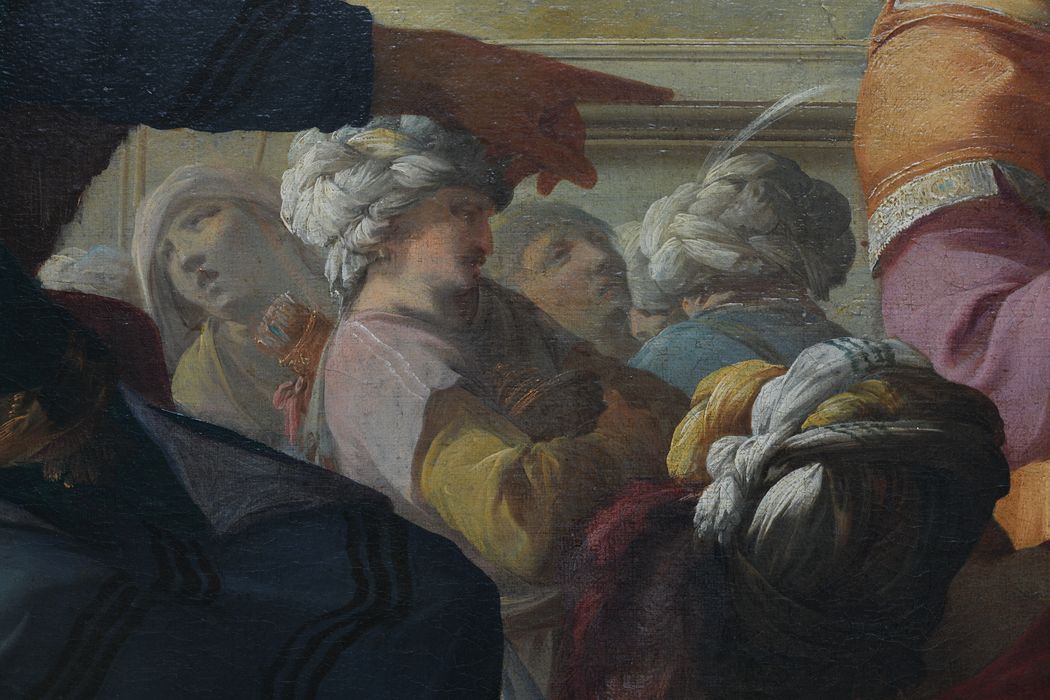 tableau : Panthée conduite devant Cyrus, détail