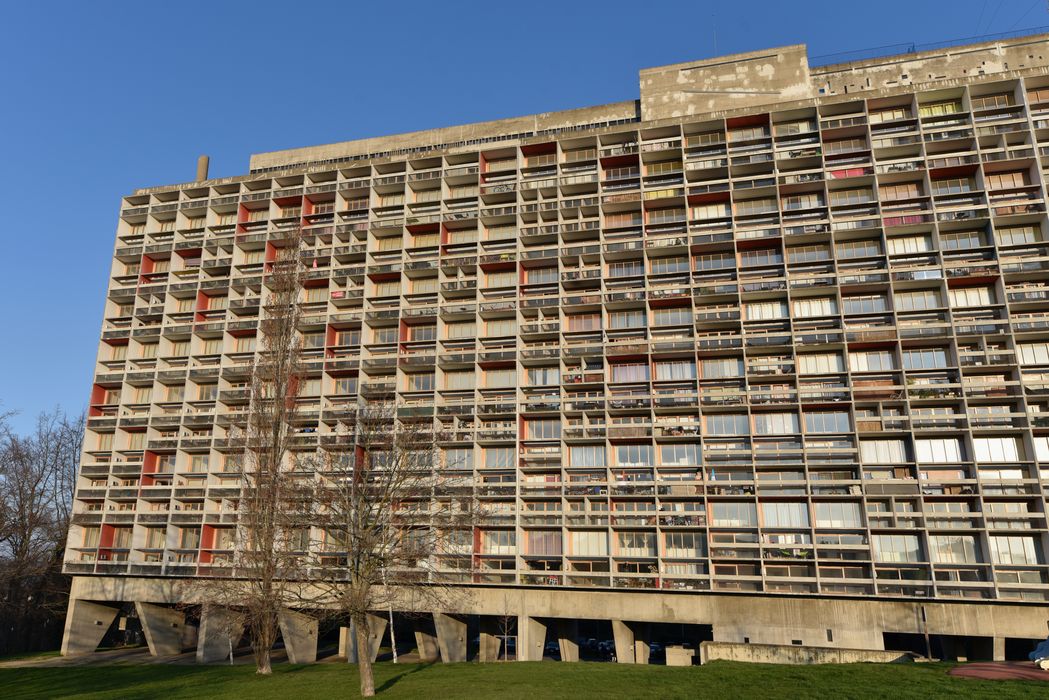 façade ouest, vue partielle