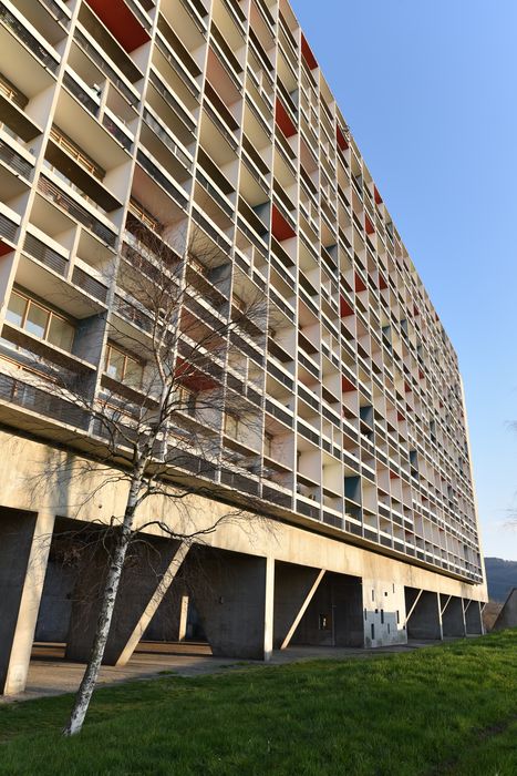 façade ouest, vue partielle