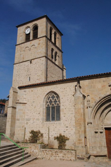 façade latérale sud, vue partielle