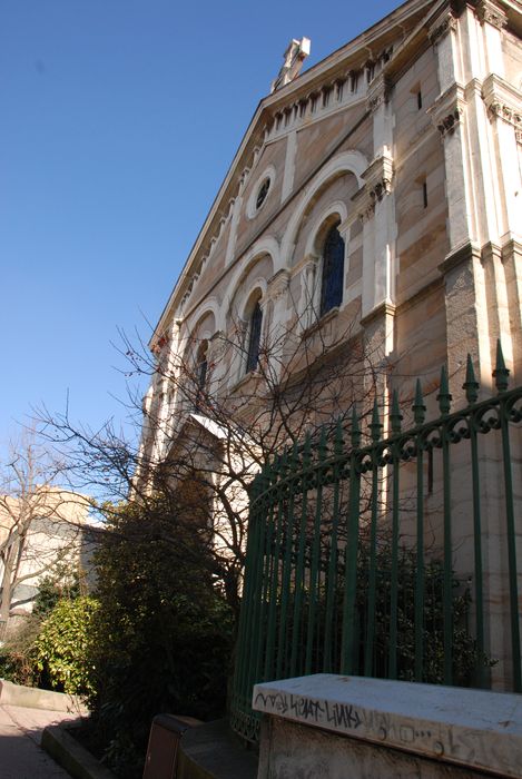 façade ouest, vue partielle