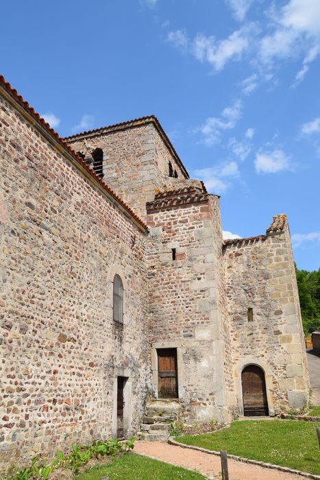 façade latérale sud, vue partielle