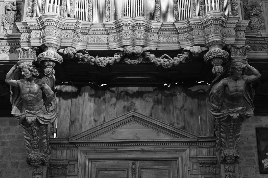 orgue de tribune, vue partielle