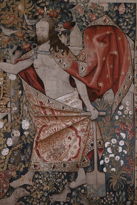 tapisserie 9 (scènes de l'ancien et du nouveau testament), détail : Noli me tangere