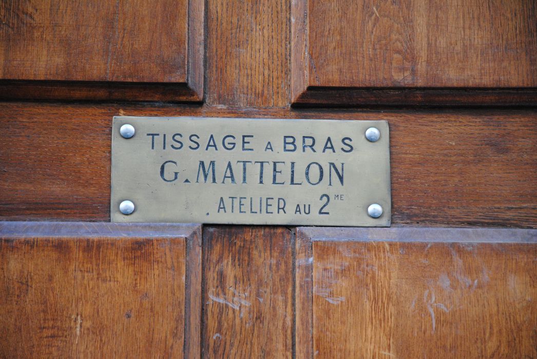 métier à tisser, détail