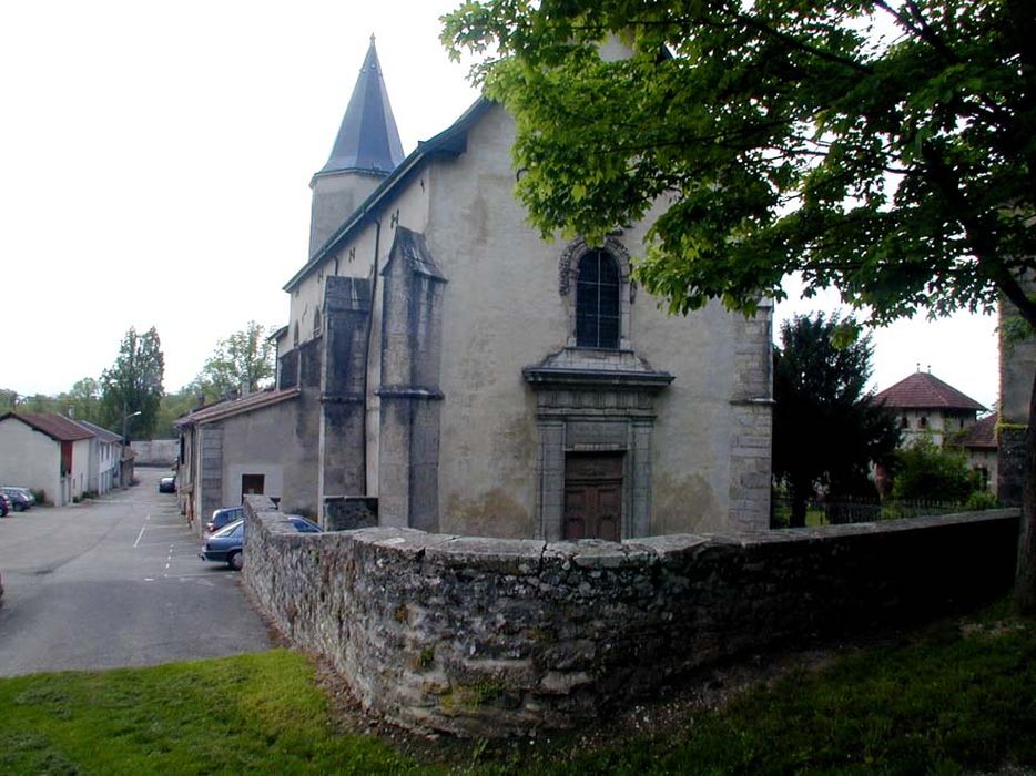 façade ouest, vue partielle