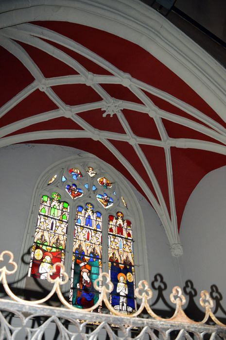 voûte de la chapelle baptismale - © Ministère de la Culture (France), Direction Régionale des Affaires Culturelles d’Auvergne-Rhône-Alpes – Tous droits réservés 