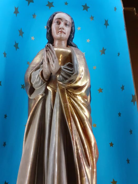 statue : Notre-Dame de Bonne Nouvelle - © Ministère de la Culture (France), Direction Régionale des Affaires Culturelles d'Auvergne-Rhône-Alpes – Tous droits réservés 