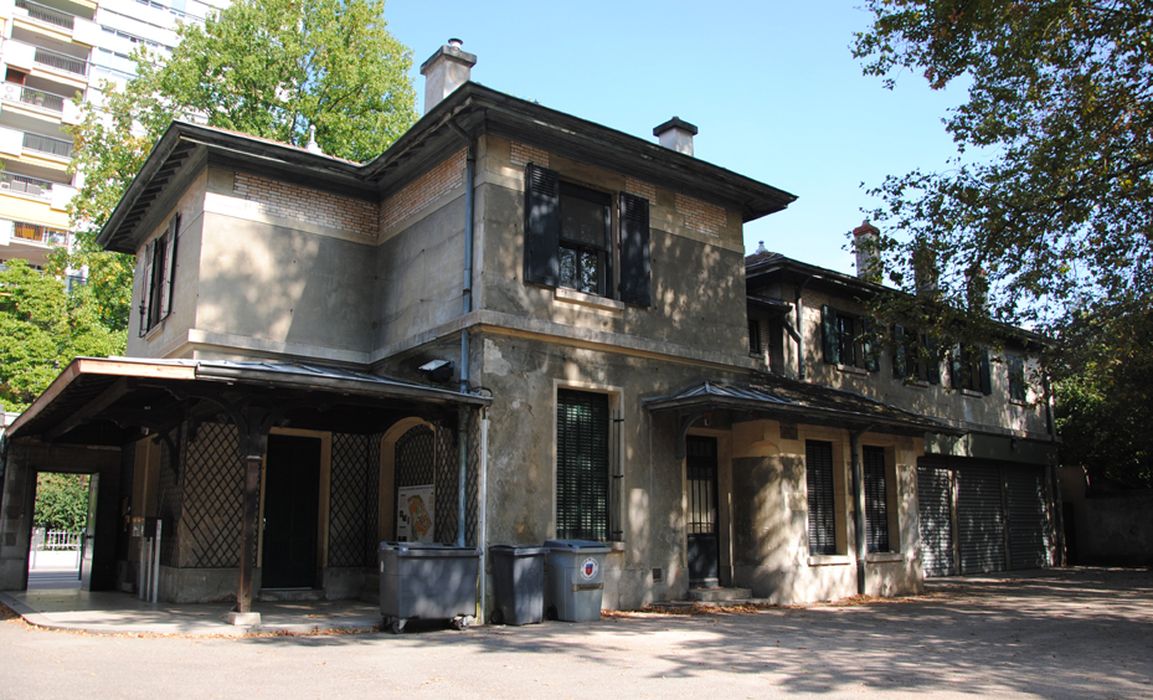 maison de gardien, façade ouest