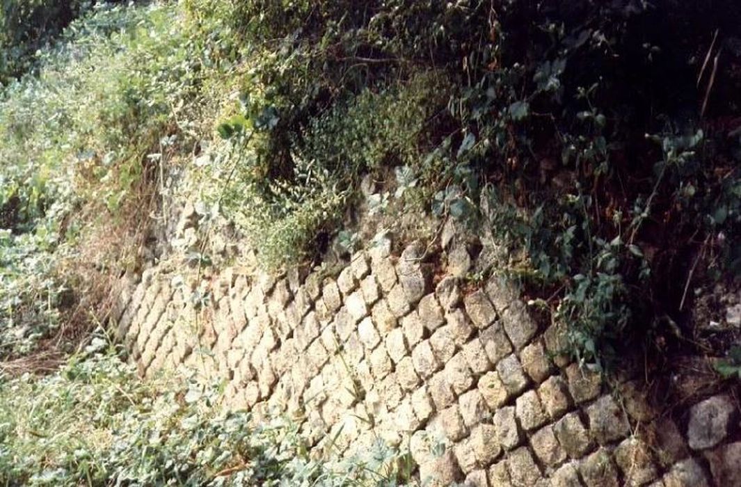 vue partielle de la maçonnerie