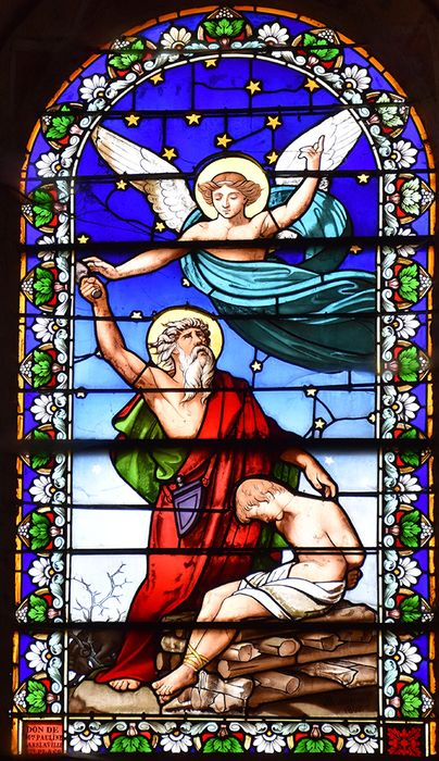 verrière : Sacrifice d’Abraham