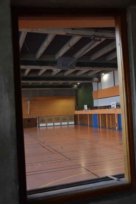 gymnase, vue partielle