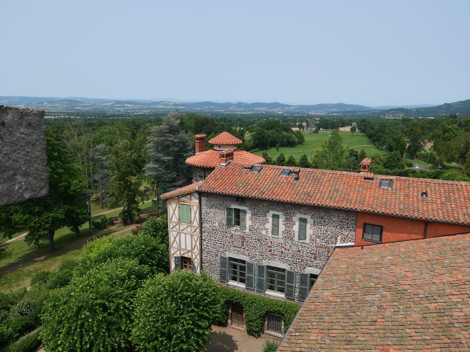 vue depuis la tour carrée en direction du nord-ouest