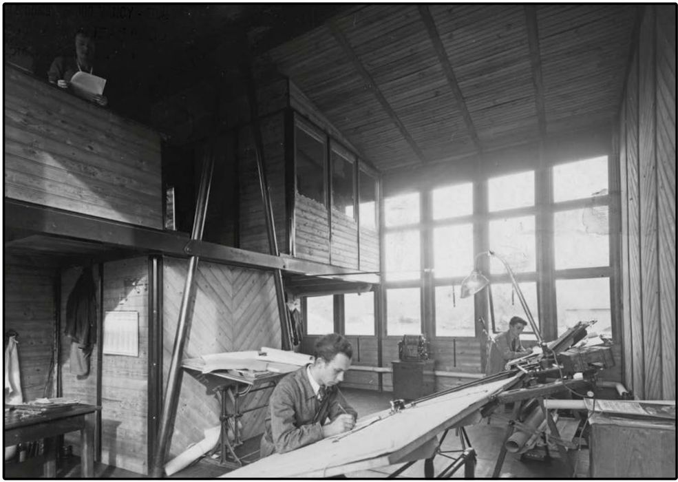 espace intérieur, vue partielle