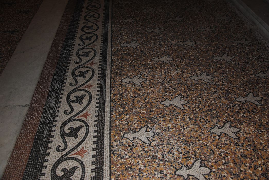 pavement du choeur, détail